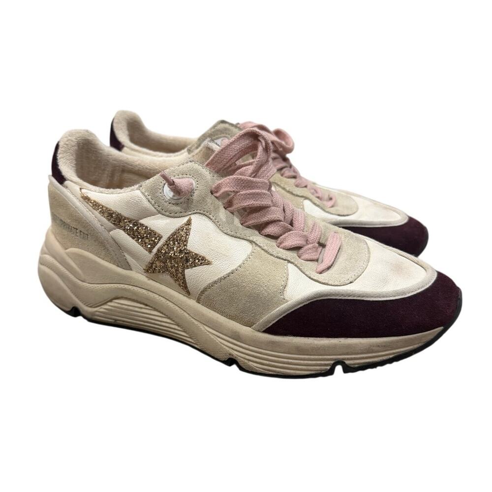 Golden Goose Glitter Star Running Shoe